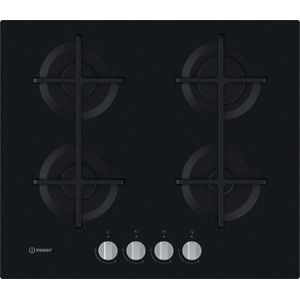 Table gaz Indesit : Gaz 4 feux - ING 61T/BK