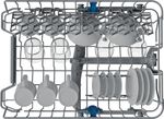 Indesit Lave-vaisselle Encastrable DSIC 3M19 Tout intégrable F Rack