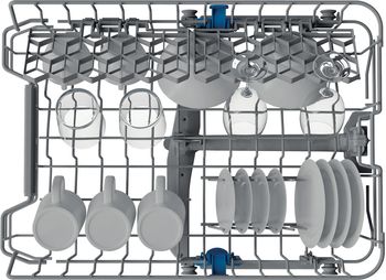 Indesit Lave-vaisselle Encastrable DSIC 3M19 Tout intégrable F Rack