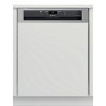 Indesit Lave-vaisselle Encastrable DBC 3C26 X Semi-intégré E Frontal