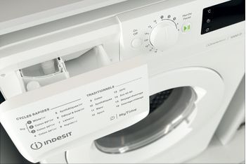 Indesit Lave-linge Pose-libre MTWE 91284 W FR Blanc Lave-linge frontal C Drawer