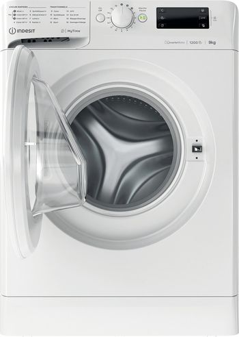 Indesit Lave-linge Pose-libre MTWE 91284 W FR Blanc Lave-linge frontal C Frontal open