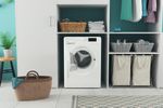 Indesit Lave-linge Pose-libre MTWE 91284 W FR Blanc Lave-linge frontal C Lifestyle frontal open