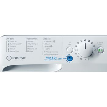 Indesit-Lave-linge-Pose-libre-BWE71484XWFRN-Blanc-Lave-linge-frontal-C-Program