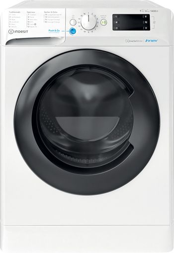 Indesit Lavante-séchante Pose-libre BDE 96435 9WB FR Blanc Lave-linge frontal Frontal