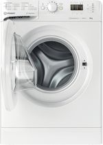 Indesit Lave-linge Pose-libre MTWA 81495 W FR Blanc Lave-linge frontal B Frontal open
