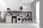 Indesit Lavante-séchante Pose-libre BDE 86435 9W FR Blanc Lave-linge frontal Lifestyle frontal