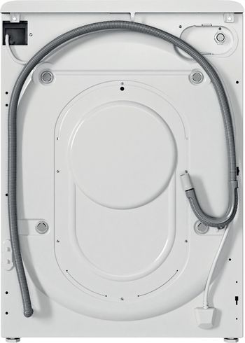 Indesit Lavante-séchante Pose-libre BDE 86435 9W FR Blanc Lave-linge frontal Back / Lateral