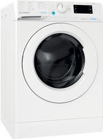 Indesit Lavante-séchante Pose-libre BDE 76435 9W FR Blanc Lave-linge frontal Perspective