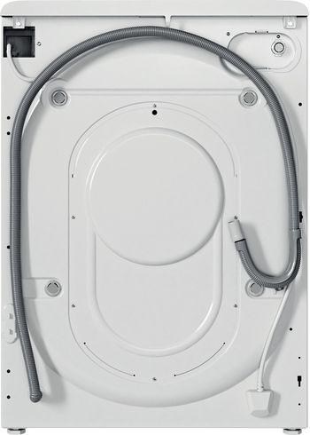 Indesit Lavante-séchante Pose-libre BDE 76435 9W FR Blanc Lave-linge frontal Back / Lateral