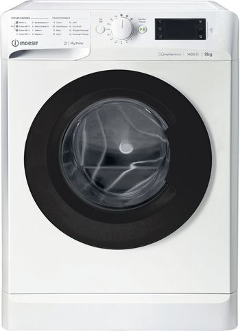 Indesit-Lave-linge-Pose-libre-MTWE-D-91495-WK-FR-Blanc-Lave-linge-frontal-B-Frontal