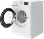 Indesit Lave-linge Pose-libre MTWE D 91495 WK FR Blanc Lave-linge frontal B Perspective open