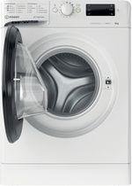 Indesit-Lave-linge-Pose-libre-MTWE-D-91495-WK-FR-Blanc-Lave-linge-frontal-B-Frontal-open