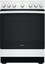 Indesit Cuisinière IS67V5PCW/E Blanc Electrique Frontal