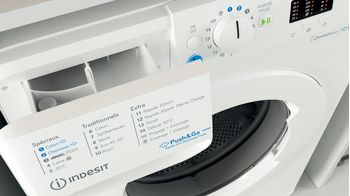 Indesit Lave-linge Pose-libre BWA 71295X WV FR Blanc Lave-linge frontal B Drawer