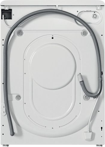 Indesit Lavante-séchante Pose-libre BDE 96435 WKV FR Blanc Lave-linge frontal Back / Lateral