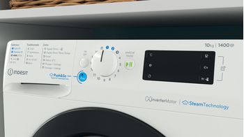 Indesit Lave-linge Pose-libre BWE 101496X WKV FR Blanc Lave-linge frontal A Control panel