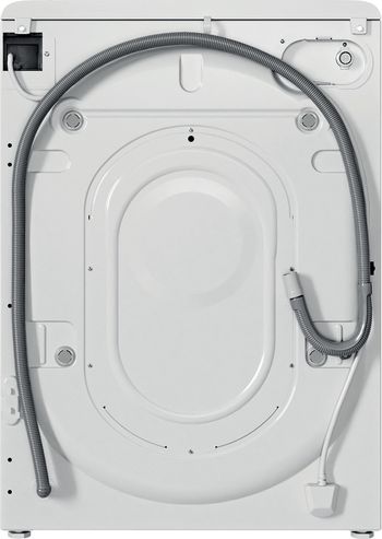 Indesit Lavante-séchante Pose-libre BDE 86435 WV FR Blanc Lave-linge frontal Back / Lateral