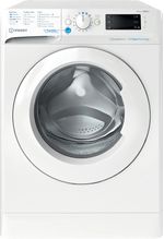 Indesit-Lave-linge-Pose-libre-BWEJ111496XWVFR-Blanc-Lave-linge-frontal-A-Frontal