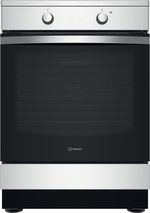 Indesit Cuisinière IS67IQ5KCX/E Inox Electrique Frontal