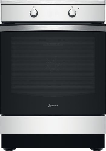 Indesit Cuisinière IS67IQ5KCX/E Inox Electrique Frontal