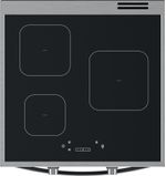 Indesit Cuisinière IS67IQ5KCX/E Inox Electrique Back / Lateral