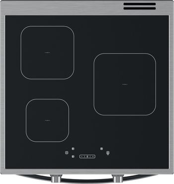 Indesit Cuisinière IS67IQ5KCX/E Inox Electrique Back / Lateral