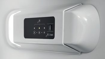 Indesit Combiné réfrigérateur congélateur Pose-libre LI8 S2EF W Blanc 2 portes Control panel