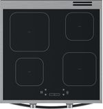 Indesit Cuisinière IS67IQ8CCX/FR Inox Electrique Frontal top down