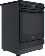 Indesit Cuisinière IS67V5CCB/FR Noir Electrique Perspective