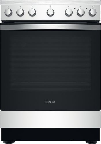 Indesit Cuisinière IS67V5PCX/E Inox Electrique Frontal