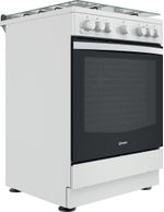 Indesit Cuisinière IS67M5PCW/FR/1 Blanc Mixte Perspective