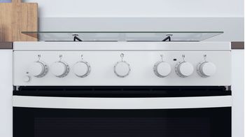 Indesit Cuisinière IS67M5PCW/FR/1 Blanc Mixte Control panel