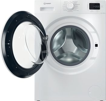 Indesit Lave-linge Pose-libre IM 642 MY TIME FR Blanc Lave-linge frontal B Frontal open