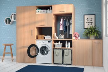 Indesit Lave-linge Pose-libre IM 862B MY TIME FR Blanc Lave-linge frontal A Lifestyle perspective