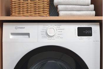 Indesit Lave-linge Pose-libre IM 862B MY TIME FR Blanc Lave-linge frontal A Lifestyle control panel