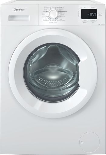 Indesit Lave-linge Pose-libre IM 864 MY TIME FR Blanc Lave-linge frontal A Frontal