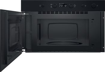 Indesit-Four-micro-ondes-Encastrable-IM-K11-B-Noir-Electronique-22-Micro-ondes-uniquement-750-Frontal-open