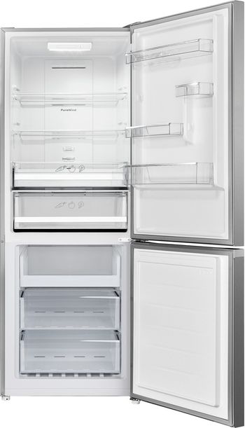 Indesit-Combine-refrigerateur-congelateur-Pose-libre-INK2-5323-XB4E-Inox-2-portes-Frontal-open