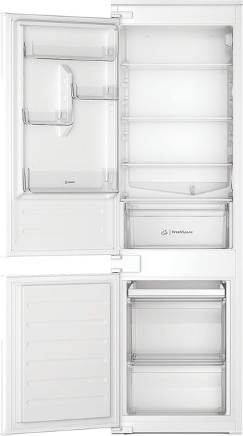 Indesit-Combine-refrigerateur-congelateur-Encastrable-INC18D021A1-FR-Blanc-2-portes-Frontal-open