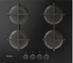 Indesit-Table-de-cuisson-ING-61T-BK-1-Noir-GAS-Frontal