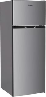 Indesit-Combine-refrigerateur-congelateur-Pose-libre-I55T0-412S-Argent-2-portes-Perspective