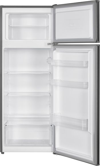 Indesit-Combine-refrigerateur-congelateur-Pose-libre-I55T0-412S-Argent-2-portes-Frontal-open