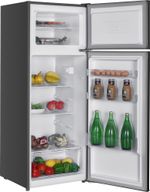 Indesit-Combine-refrigerateur-congelateur-Pose-libre-I55T0-412S-Argent-2-portes-Lifestyle-perspective-open
