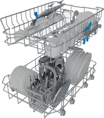 Indesit Lave-vaisselle Pose-libre IN2FD10CS70W Pose-libre D Technical Translucent