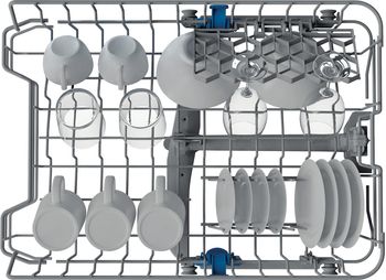 Indesit Lave-vaisselle Encastrable IN2IKE107 Tout intégrable E Rack