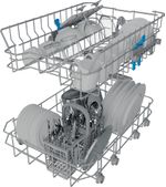 Indesit Lave-vaisselle Encastrable IN2ID10BS80 Tout intégrable D Technical Translucent