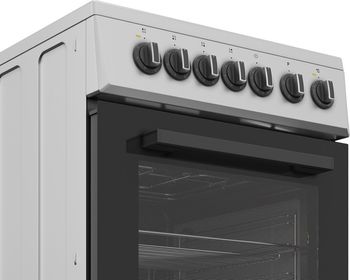 Indesit-Cuisiniere-I5V3PCS-Argent-Electrique-Control-panel