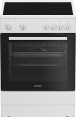 Indesit-Cuisiniere-I6V5KCW-Blanc-Electrique-Frontal