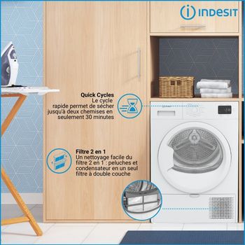 Indesit-Seche-linge-C-YD-103D-WW-FR-Blanc-Lifestyle-detail